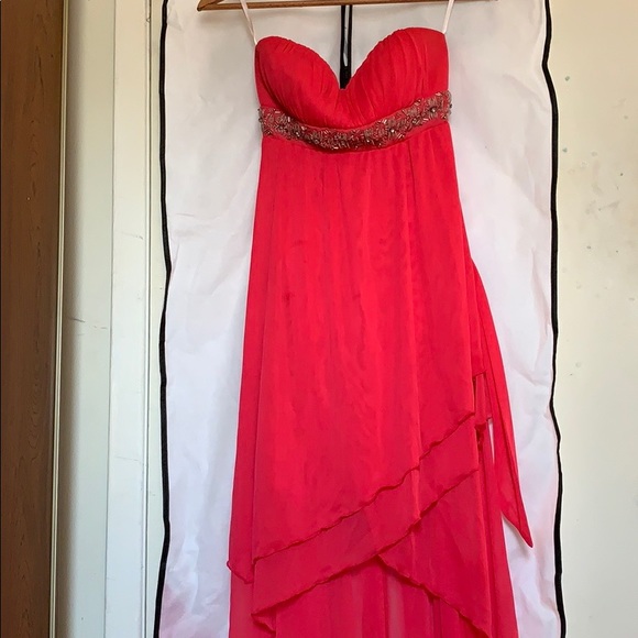 strapless hi-low dress💗 - Picture 4 of 8